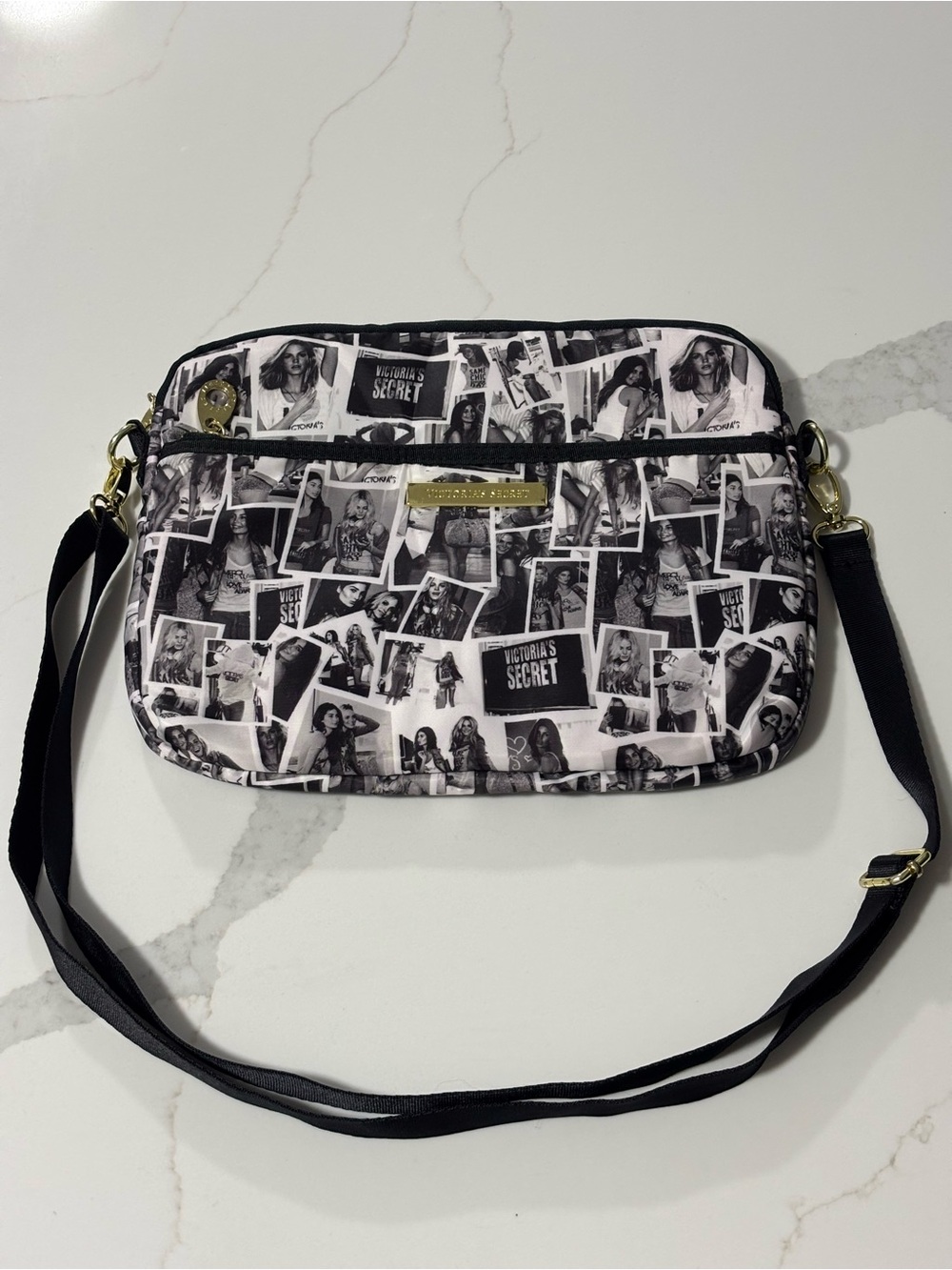 Victoria's Secret Supermodels Photo Collage Messenger Bag